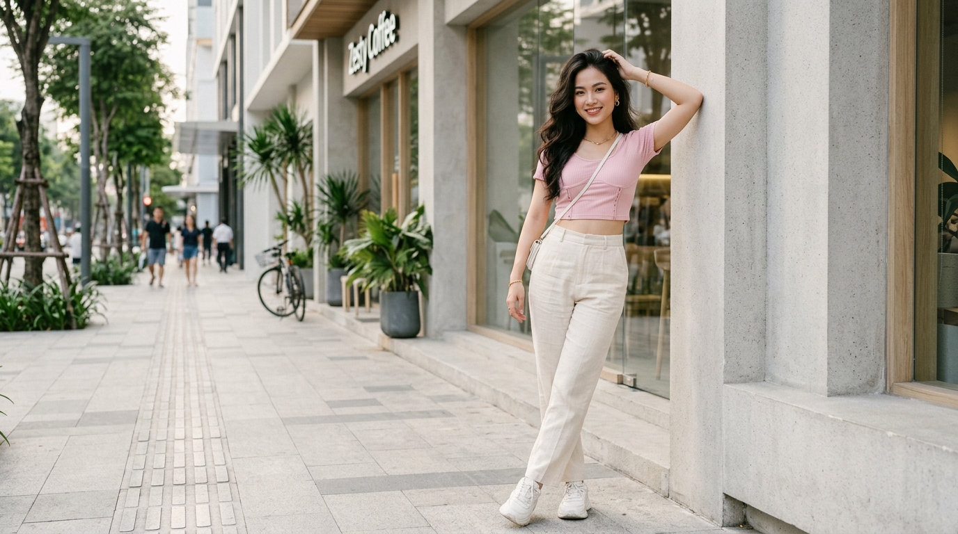 Mẫu áo croptop nữ zesty dạo phố năng động chất thun co giãn tốt